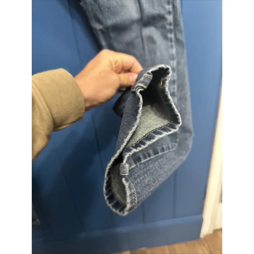 Wrangler Slim Straight Denim Blue‎ Jeans Men's 28' X 30' 1092SSWJS